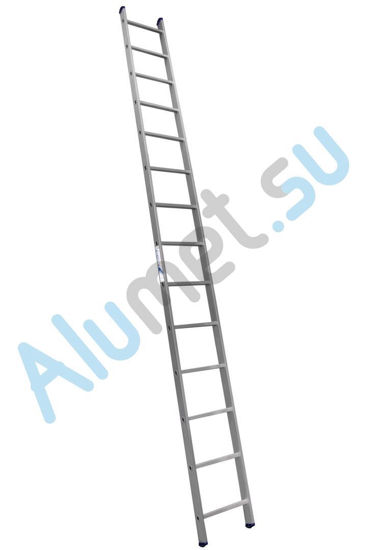 Лестница алюминиевая приставная 1х14 5114 односекционная (Алюмет)_5114