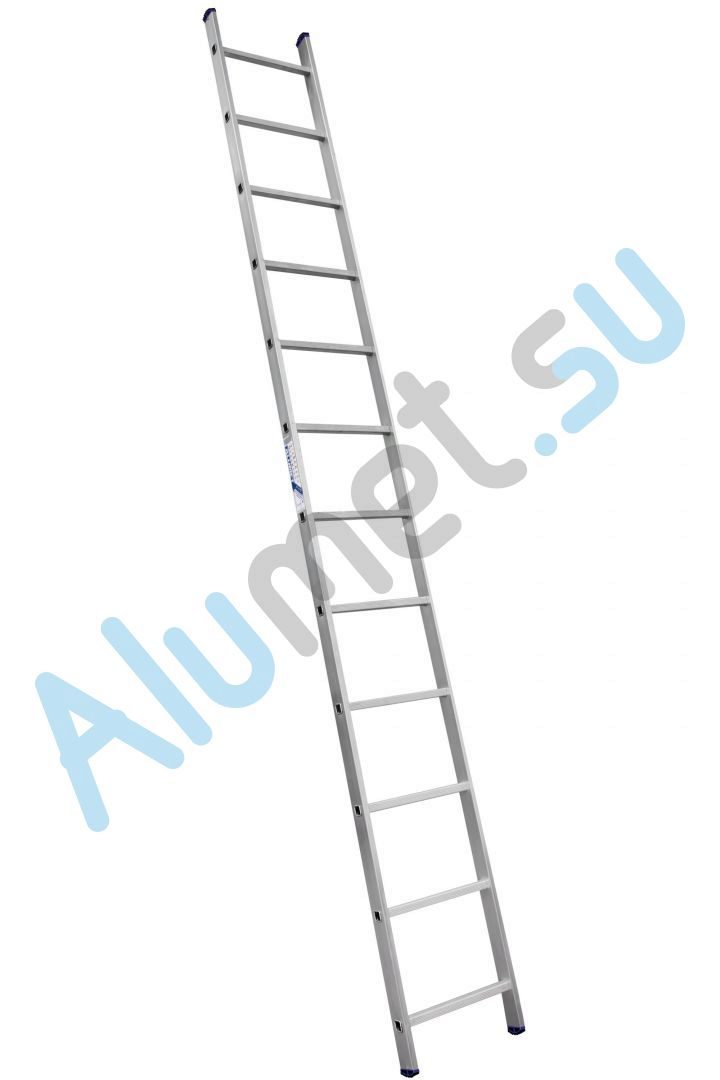 Лестница алюминиевая приставная 1х12 5112 односекционная (Алюмет)_5112