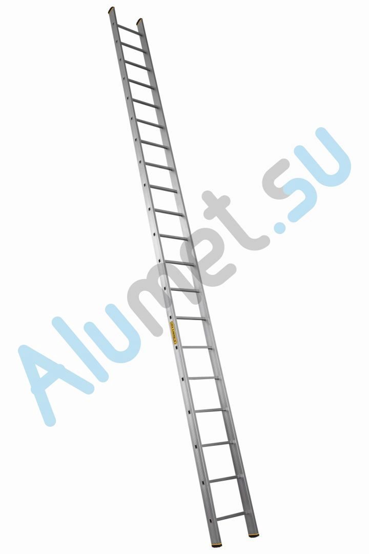 Лестница алюминиевая приставная 1х20 9120 односекционная профессиональная (Алюмет)_9120